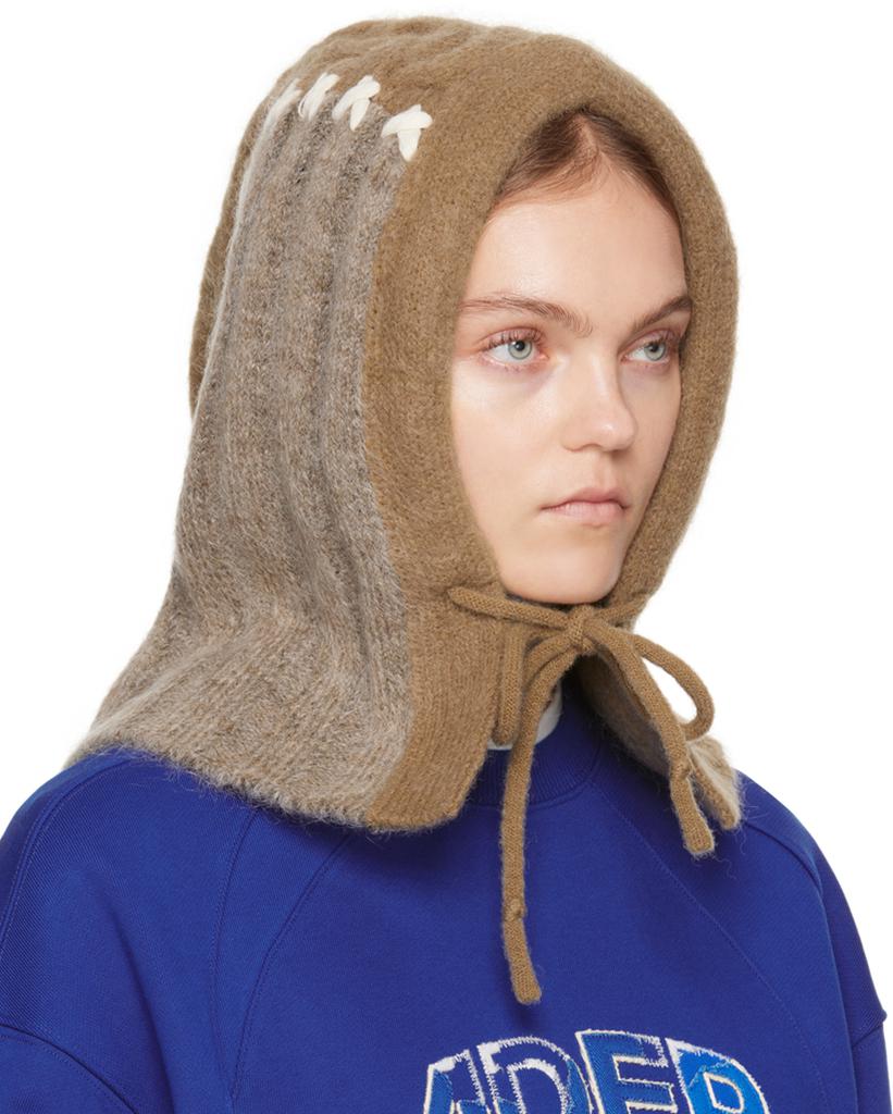 ADER error Brown & Gray Stitched Balaclava