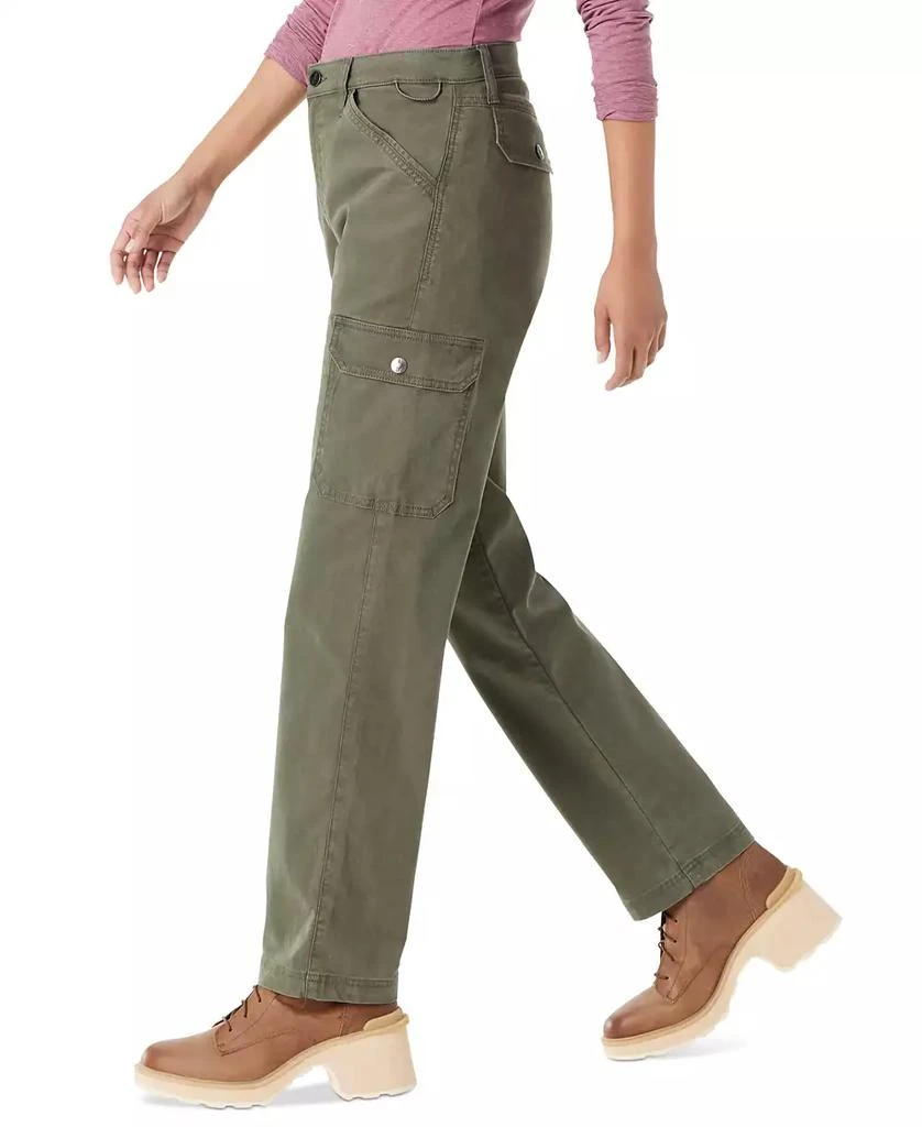 BASS OUTDOOR Women's Slim Straight-Leg Cargo Pants 3