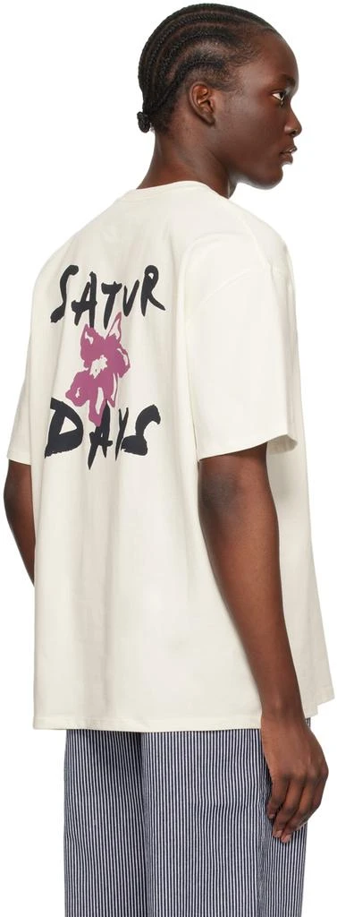 Saturdays NYC Off-White Flower T-Shirt 3