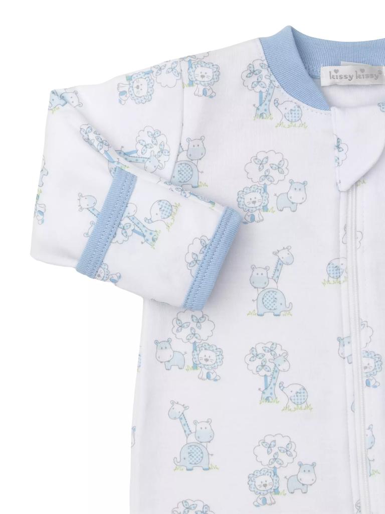 Kissy Kissy Baby Boy's Safari Print Footie