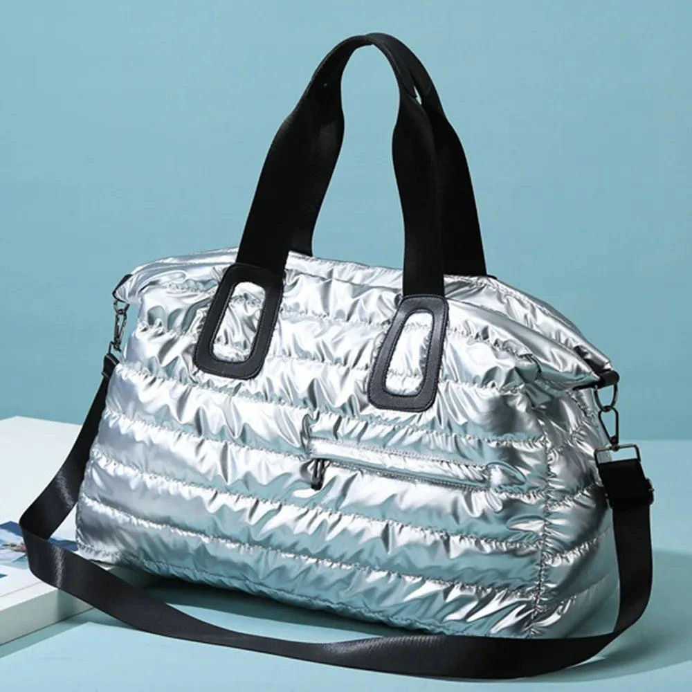 TRUEDAMES Quilted Nylon Oversize Travel Bag 2