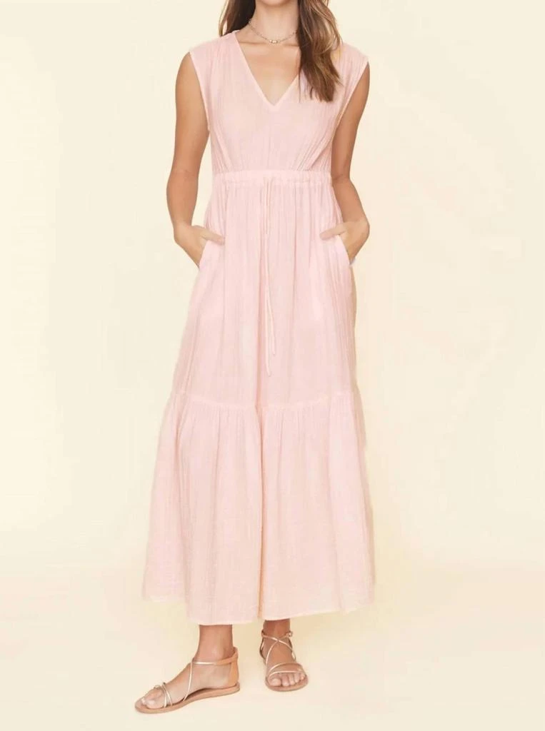 dress red dress Red Tiered Midi Dress - All Dresses
