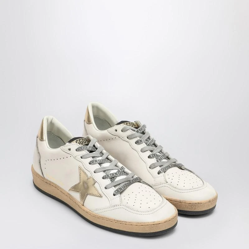 Golden Goose Ballstar milk/gold low trainer 2