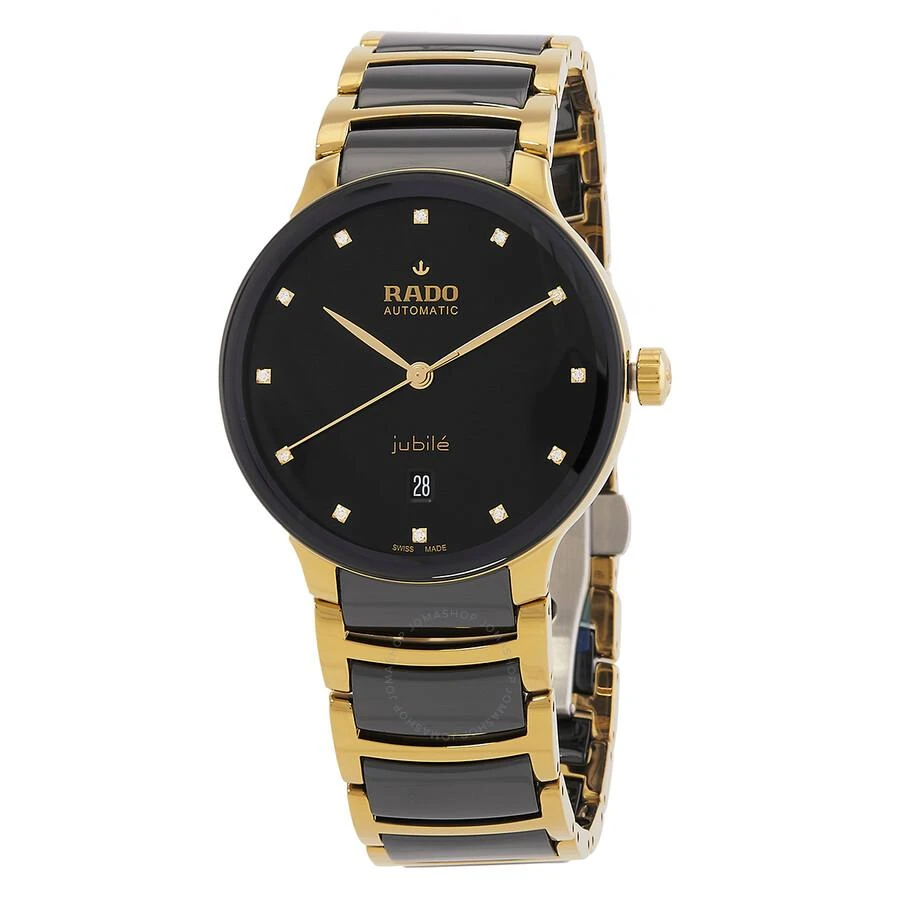 Rado Centrix Quartz Diamond Black Dial Unisex Watch R30008742 1