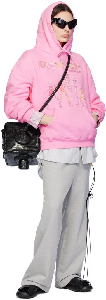 doublet Pink PZ Today Edition Device Girls Hoodie - Hoodies 