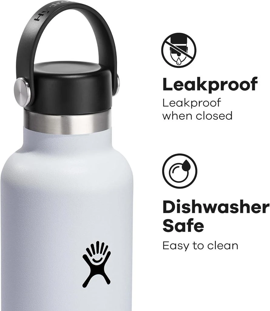 Hydro Flask 24 oz Leak Proof Sports Water Bottle - Standard Mouth with BPA Free Flex Cap 3