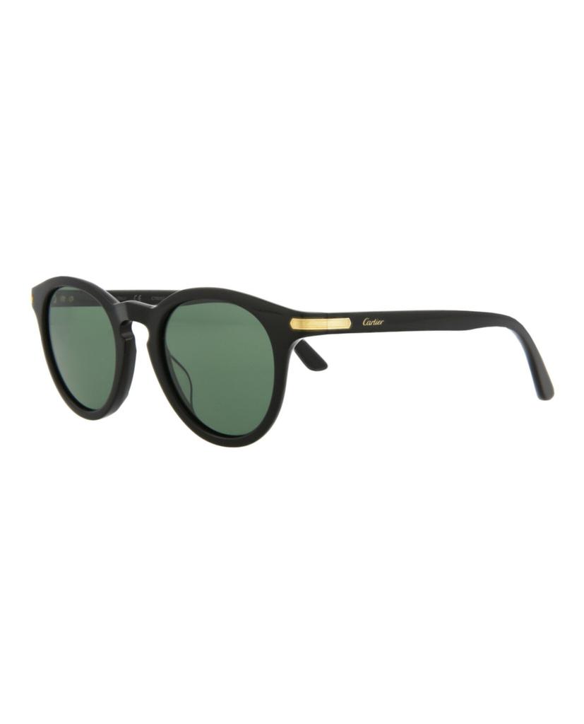 Cartier Round-Frame Acetate Sunglasses