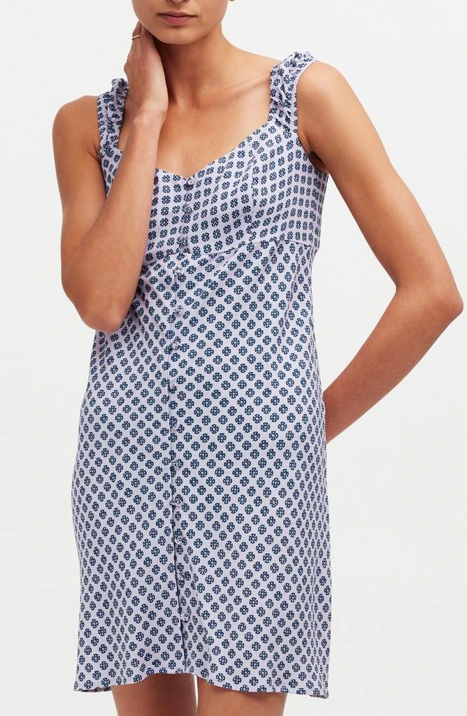 Madewell Cap Sleeve Button Up Minidress 1