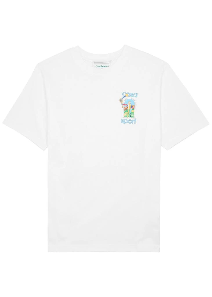 Casablanca Casa Sport printed cotton T-shirt 1
