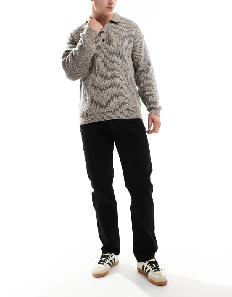 French Connection Mens French Connection regular fit jeans in black 1
