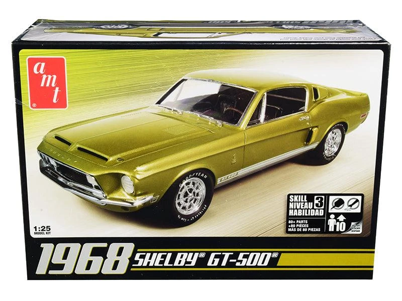AMT Skill 3 Model Kit 1968 Ford Mustang Shelby GT-500 1/25 Scale Model by 1