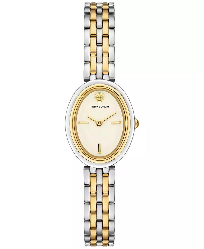 Tory Burch Women's The Oval Two-Tone Stainless Steel Bracelet Watch 22mm 1