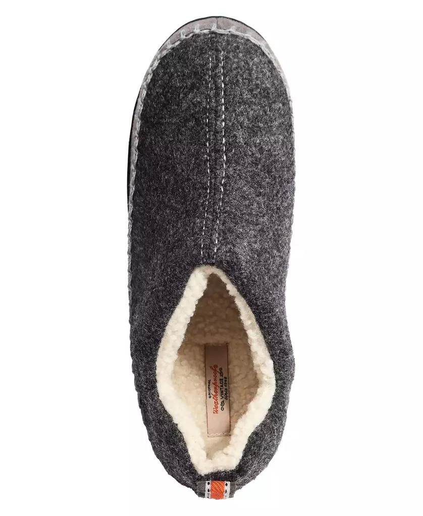 Weatherproof Vintage Men's Vintage Felt Bootie with Faux Shearling Lining and Indoor-Outdoor Sole Slipper 4