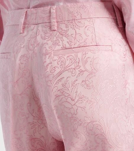 ETRO Paisley cropped slim pants 6