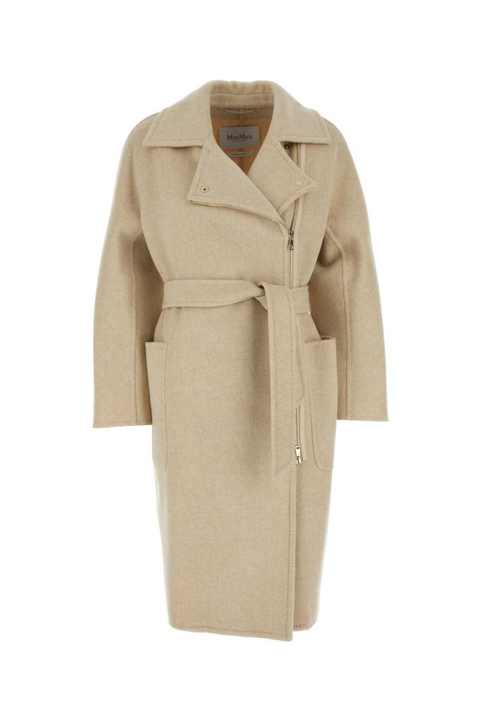 Max Mara SAND WOOL AGOSTO COAT