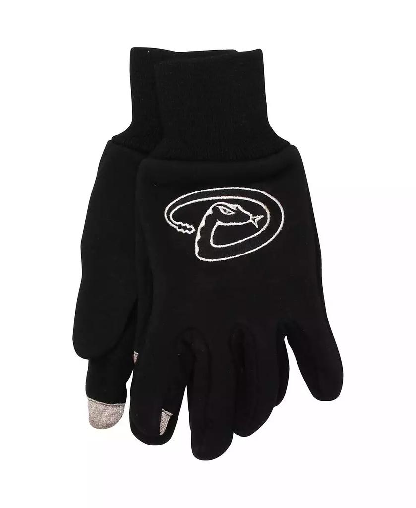 McArthur Sports Men's Arizona Diamondbacks McArthur Black Team Logo Touch Gloves