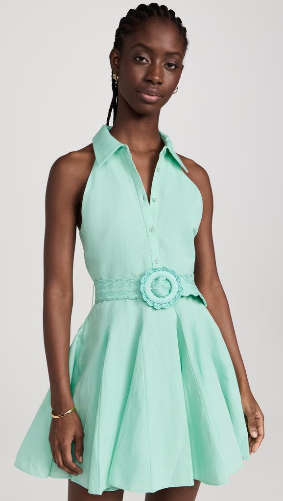 Hemant and Nandita Short Dress With Buckle Belt