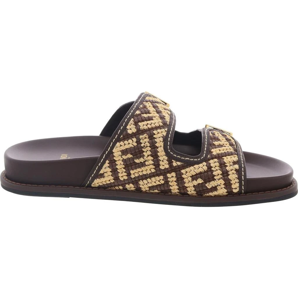 Fendi PF24 Feel Womens Buckle Leather Slide Sandals 2