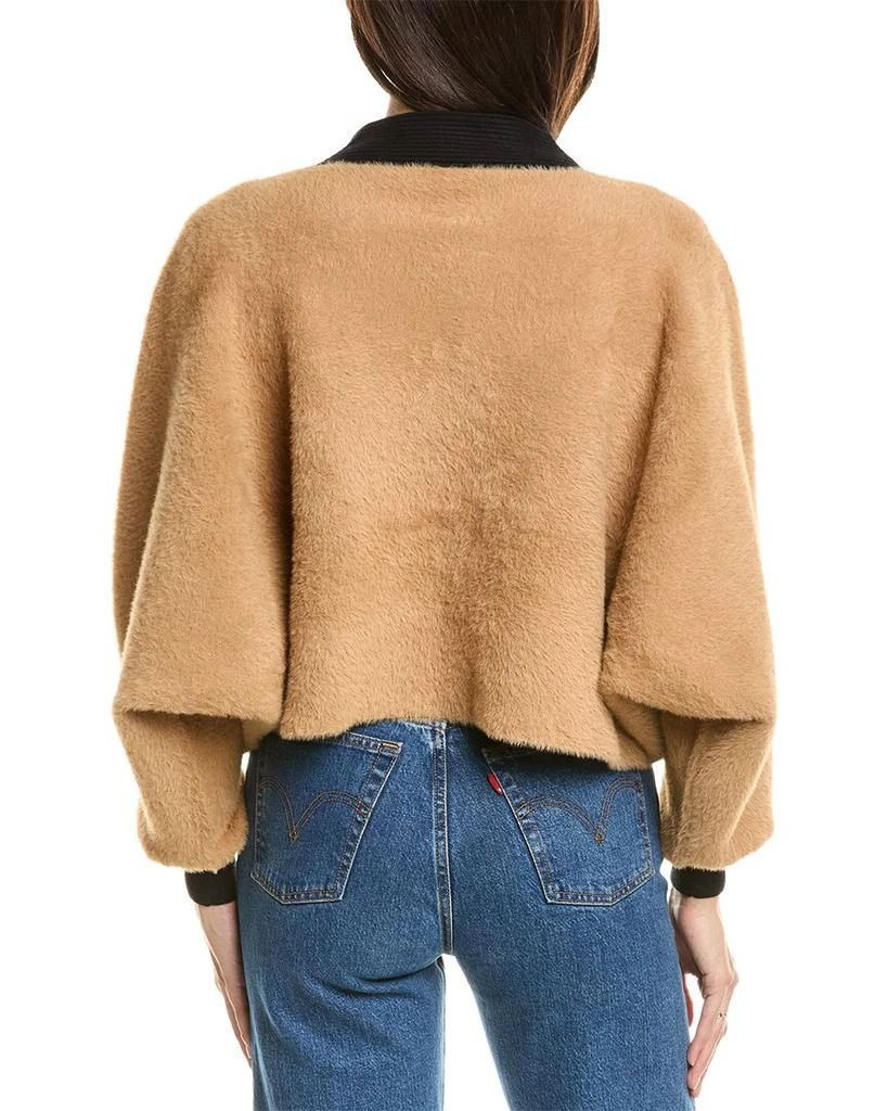 Rain + Rose Fuzzy Eyelash Cardigan 2