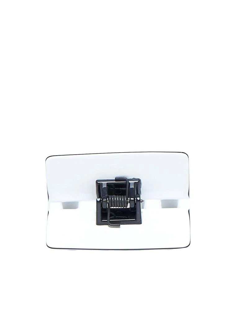 MM6 MM6 Maison Margiela Numbers-Motif Rectangle Shape Hair Clip 2