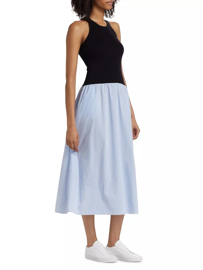 Naadam Mixed Media Midi Dress 4