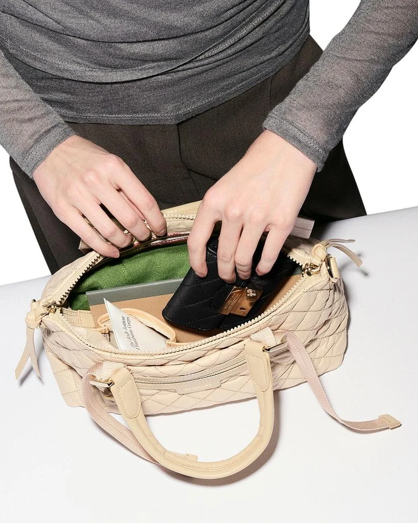 MZ Wallace Park Small Quilted Leather Satchel 3