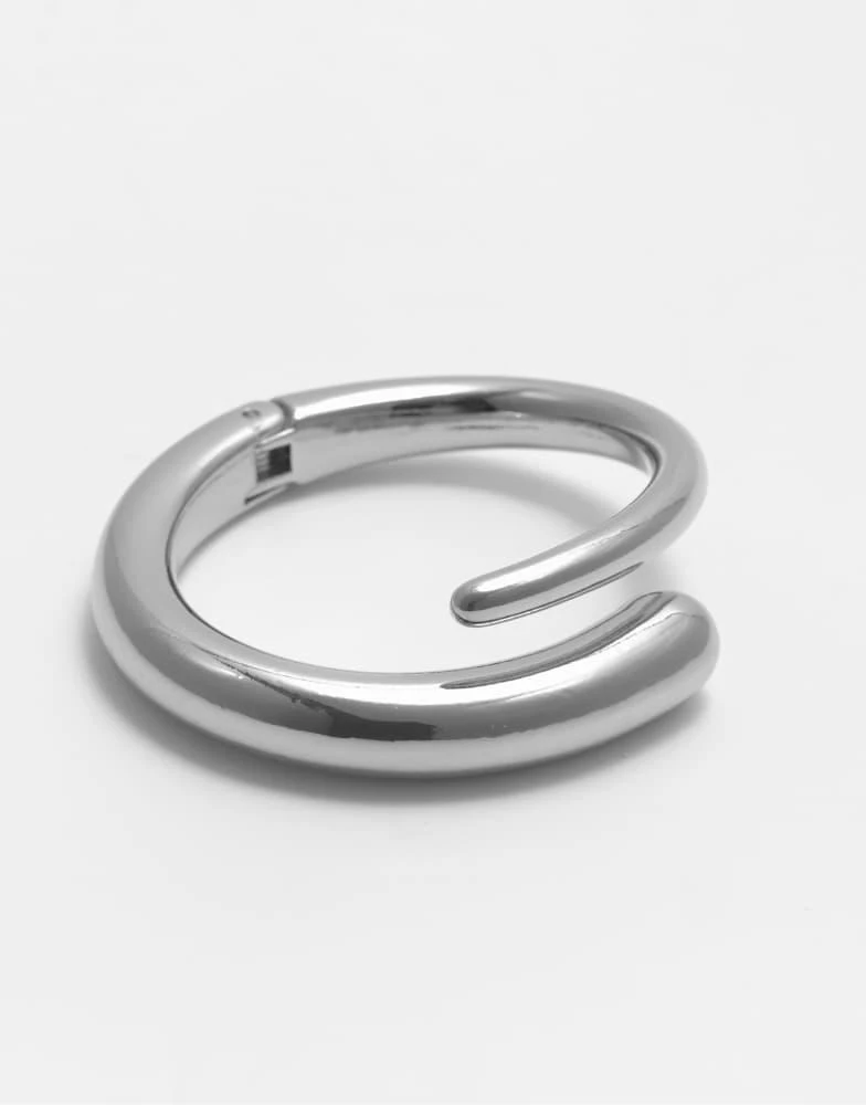 Pull&Bear Pull&Bear cuff bracelet in silver 3