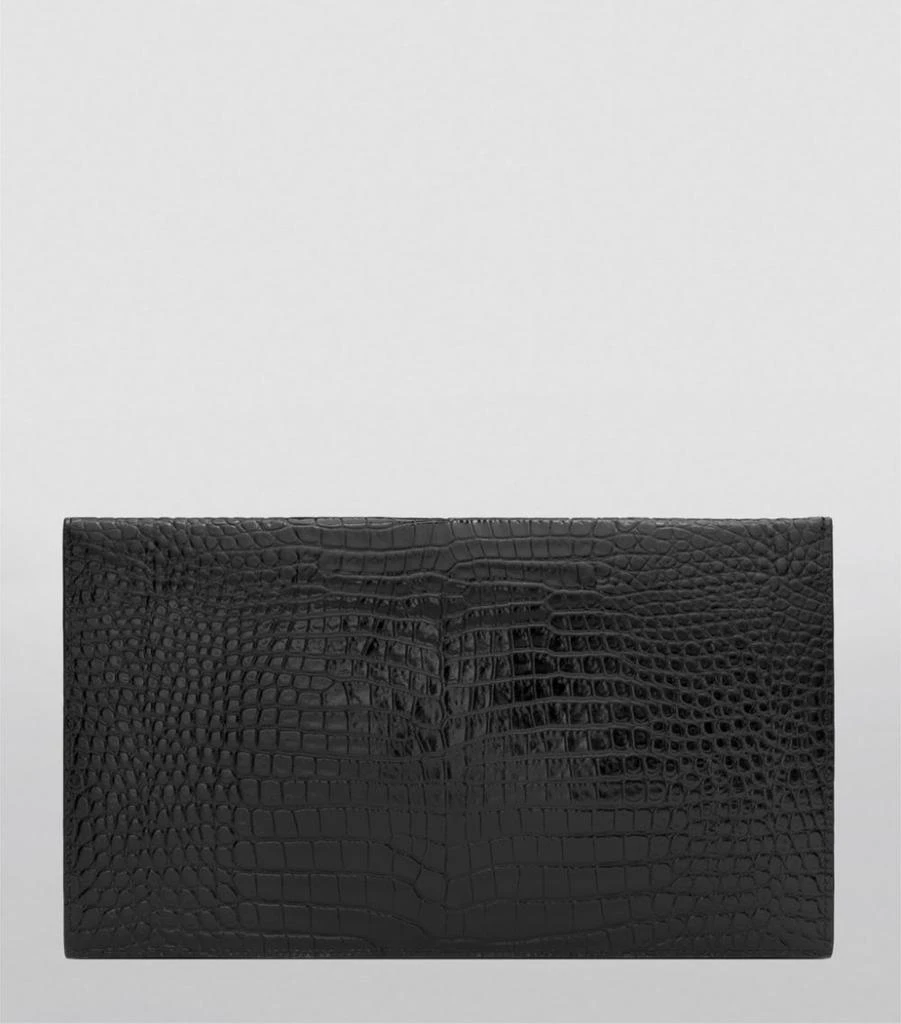 Yves Saint Laurent Leather Uptown Clutch Bag 3