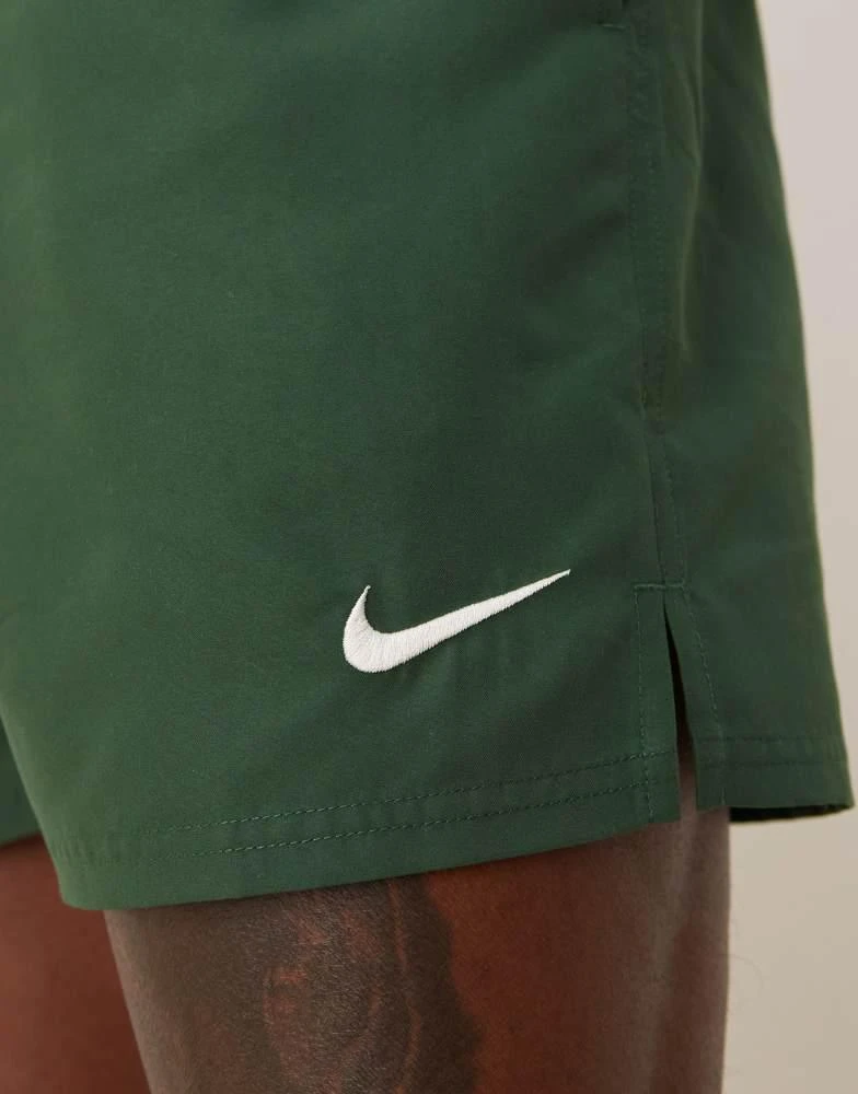 NIKE Nike 5 inch Volley swim shorts in green 2
