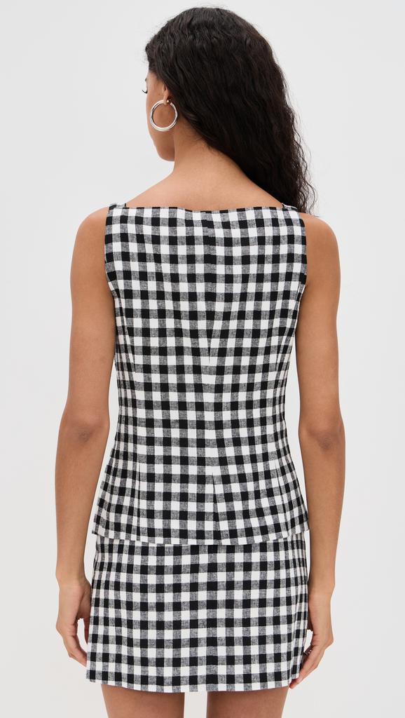 Wayf Gracie Gingham Vest