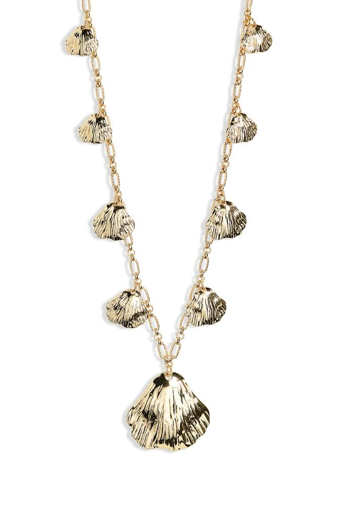 Nordstrom Texture Petal Necklace 1