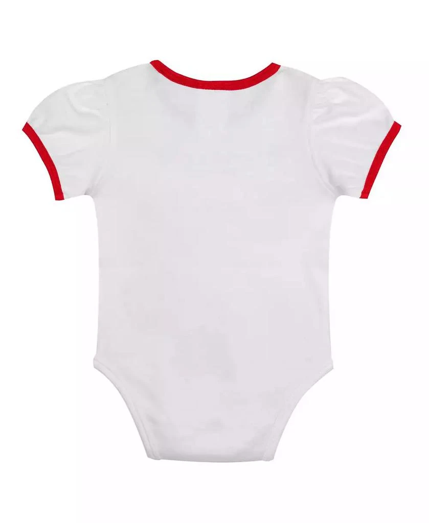 Outerstuff Baby Boys and Girls 3-Piece White Los Angeles Angels Sweet Catcher Headband Skirt Set 3