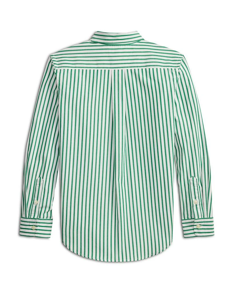 Ralph Lauren Boys' Striped Cotton Poplin Shirt - Big Kid, Little Kid 2