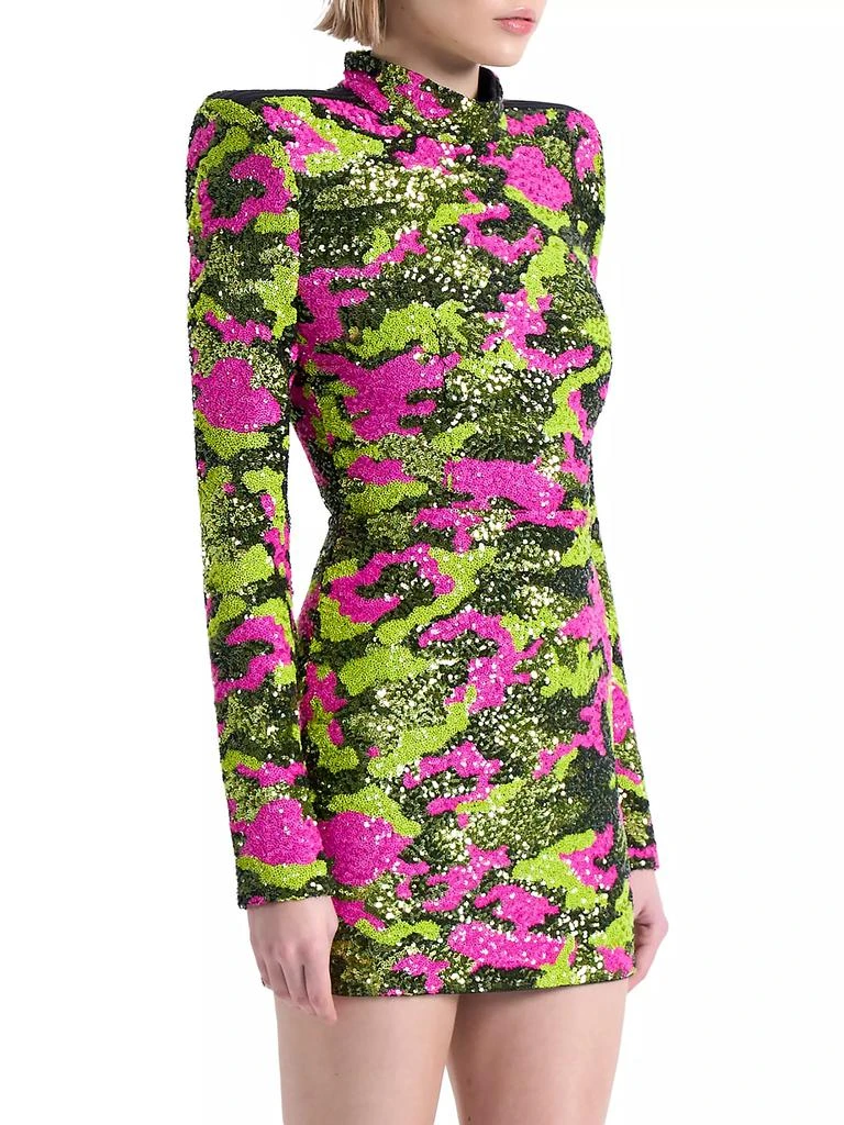 Zhivago Dangerous Days Sequin Camouflage Minidress 5