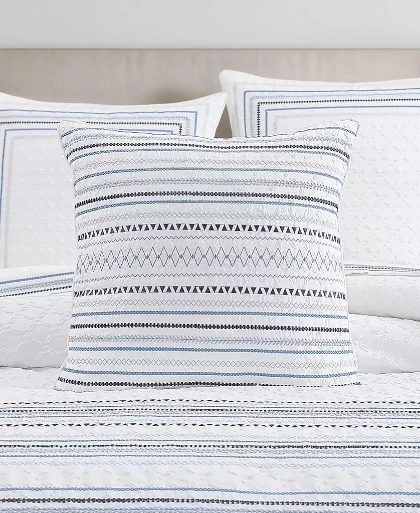 J Queen New York Bayside Embroidered Decorative Pillow 2