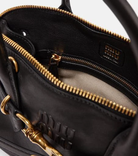 Miu Miu Aventure leather tote bag 3