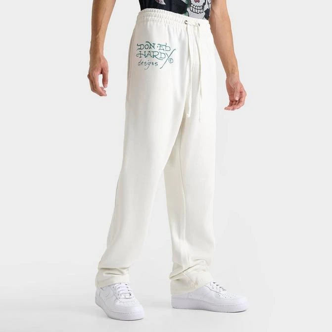 Ed Hardy Men's Ed Hardy Flame Skull Sweatpants 1