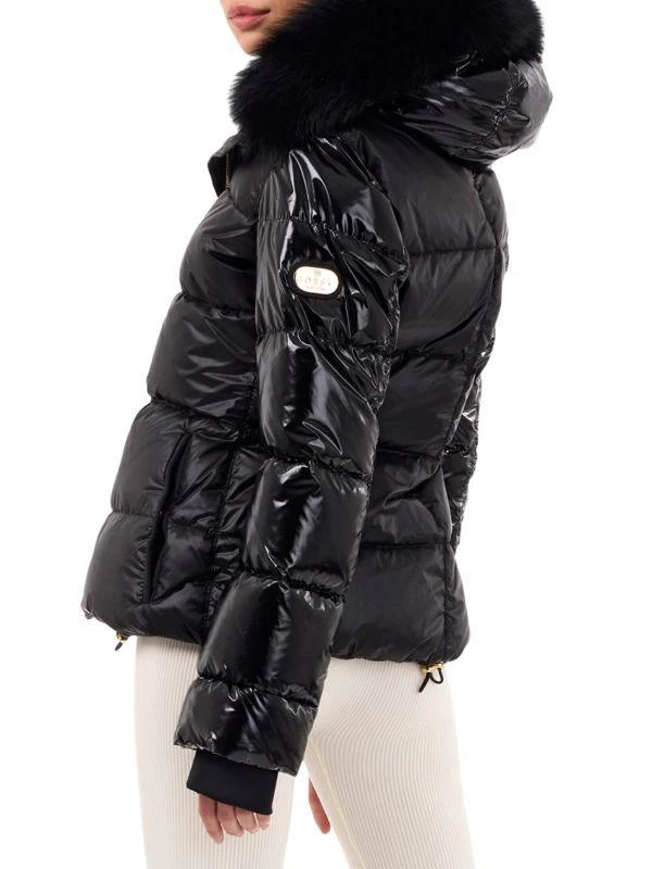 Gorski AprÃ©s-Ski Toscana Shearling Trim Down Jacket 3