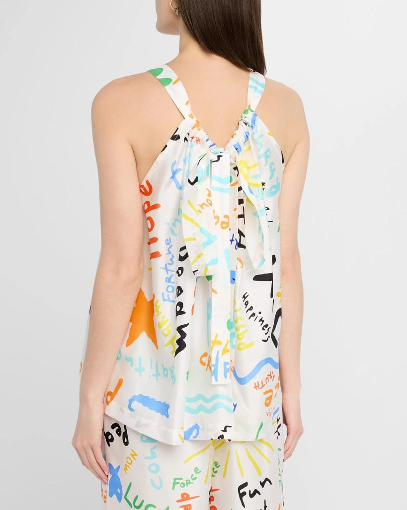 Rianna + Nina Brigitte Kakanias-Print Silk Blouse 3