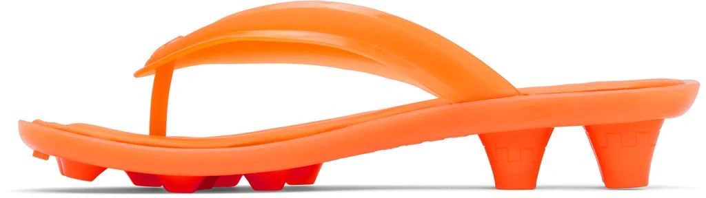 Puma Orange Fenty Edition Cat Cleat Jelly Sandals 3