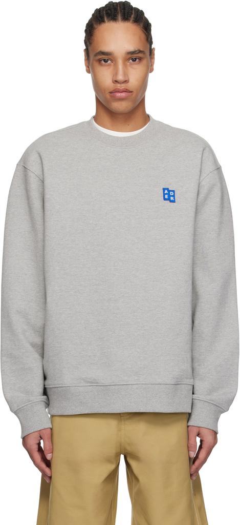 【ADER ERROR】 Sig; TRS Tag sweatshirt 01 Gray Sig; TRS Tag Knit 01 Sweater by ADER error on Sale