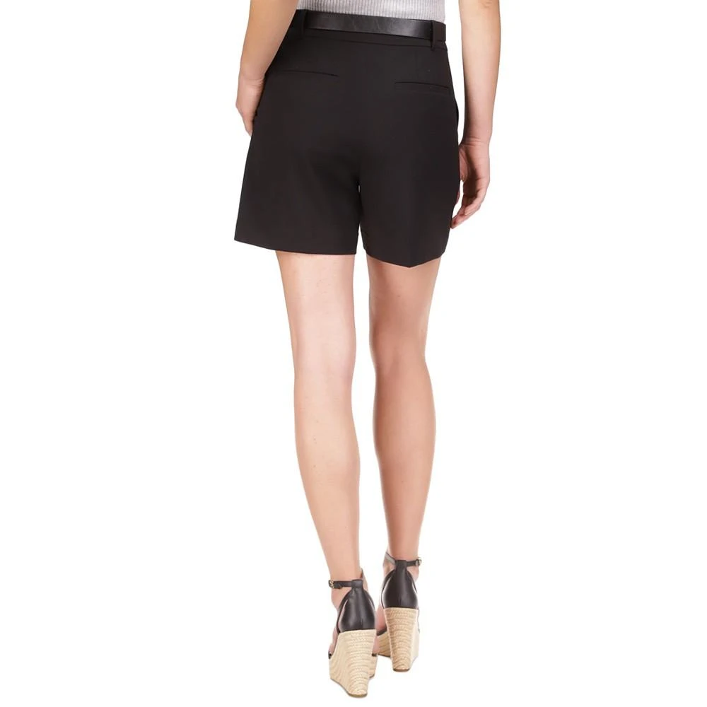 Michael Kors Women's Solid Pleat-Front Shorts 2