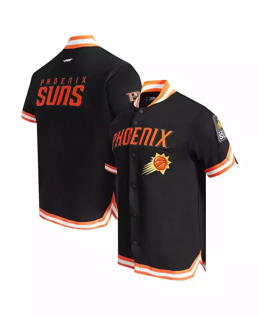 Pro Standard Men's Black Phoenix Suns Classic Warm-Up Full-Snap Jacket 1