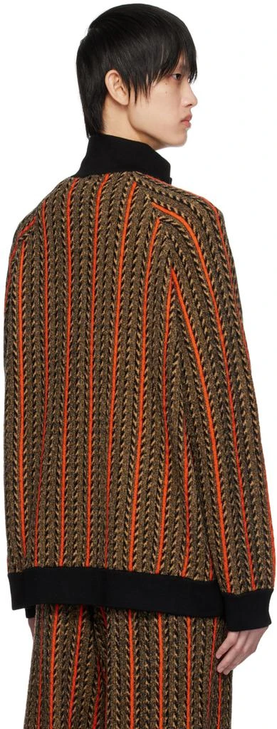 A PERSONAL NOTE 73 Brown Striped Sweater 3