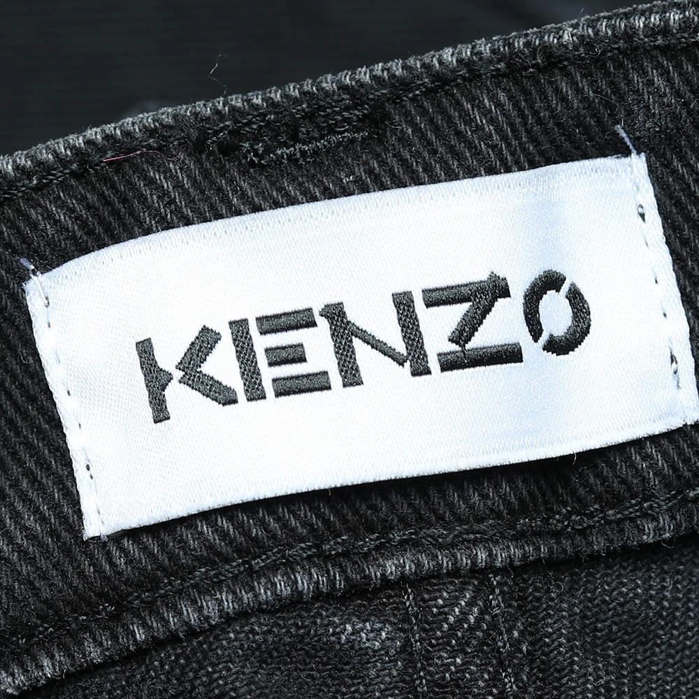 Kenzo Kenzo Black Denim Straight Leg Jeans XL 5