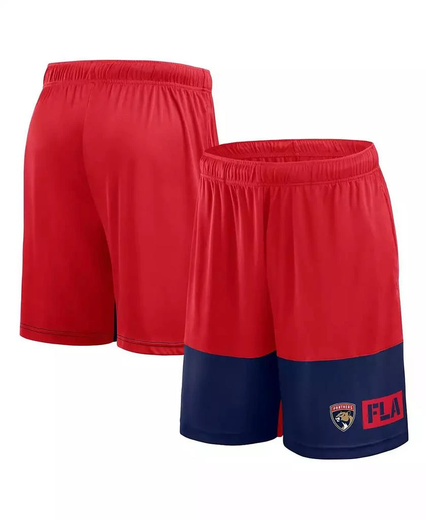 Logo Athletic Men's Red Florida Panthers Best of the Best Shorts 1