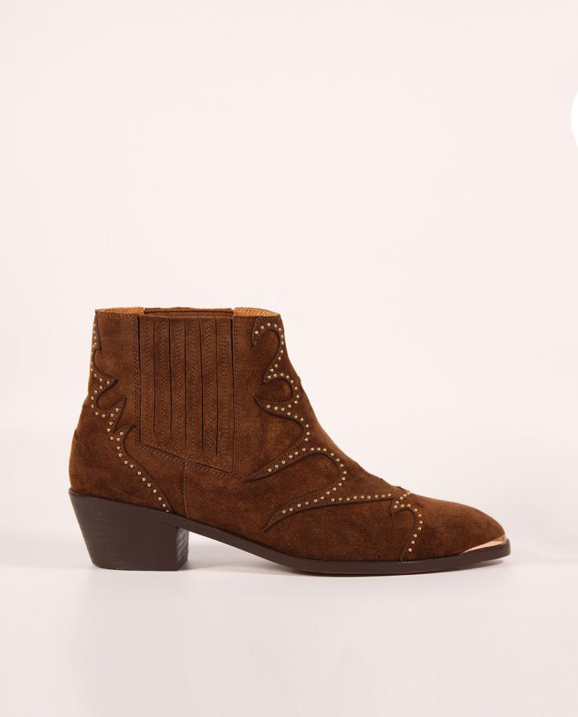 Toral Bottines Silvia Punk Cognac