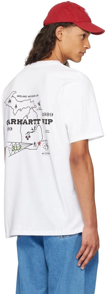 Carhartt WIP White Home State T-Shirt 3