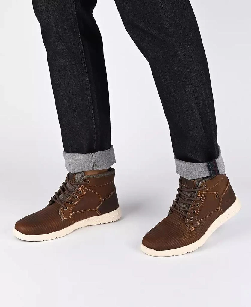 Territory Men's Magnus Casual Leather Sneaker Boots 7