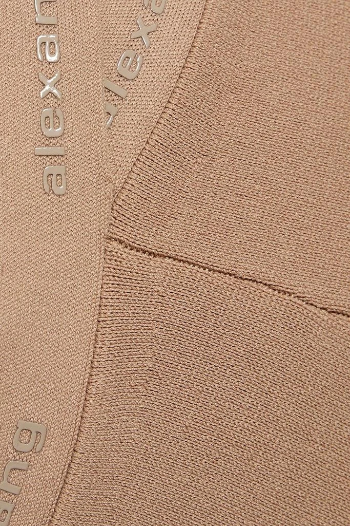 Alexander Wang Cutout stretch-knit straight-leg pants 4